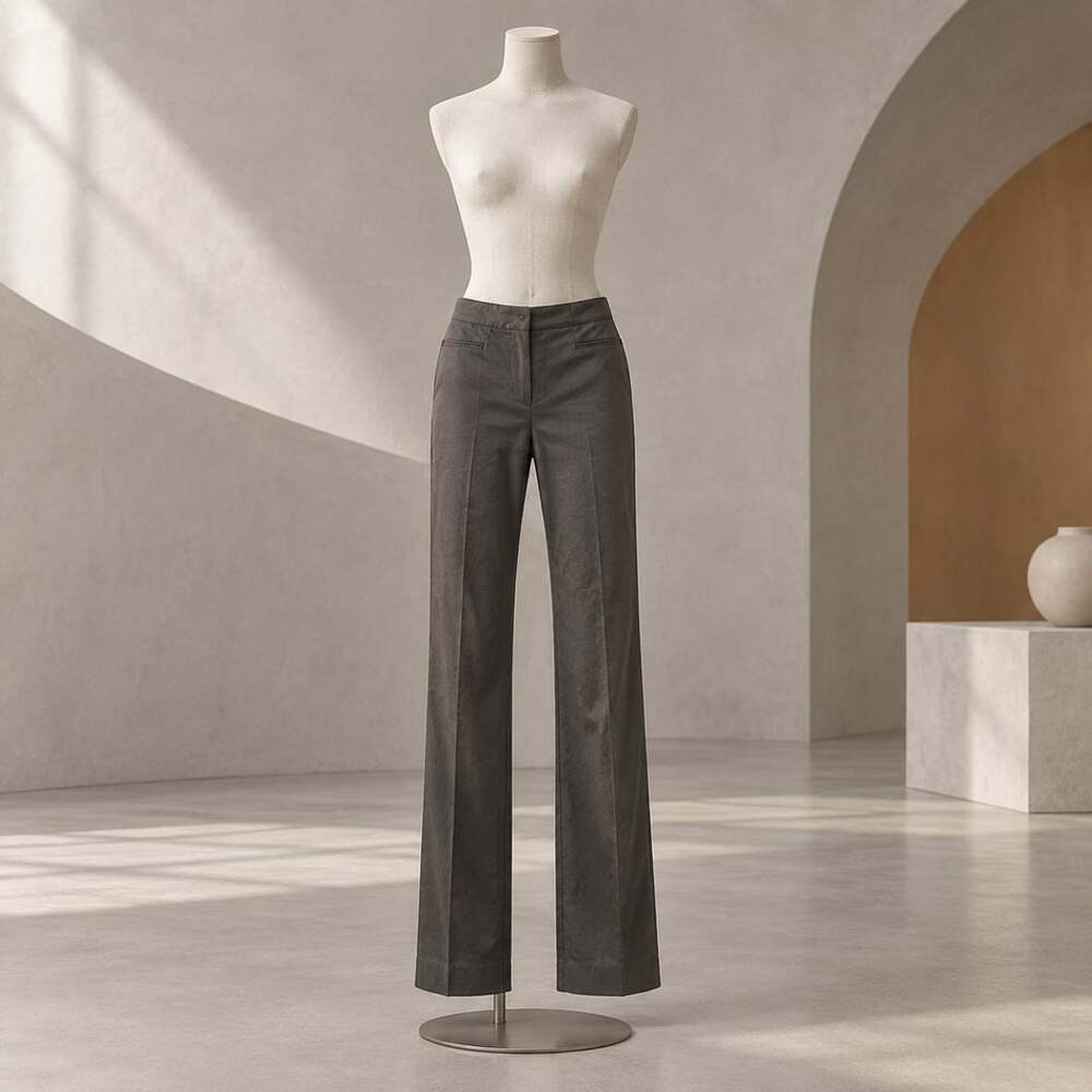 Lauren Ralph Lauren Dress Pants Size 18W Black Cotton Elastane Trousers